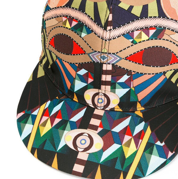 【税・送込】*GIVENCHY*ジバンシィCrazy Cleopatra プリント キャップ マルチカラー