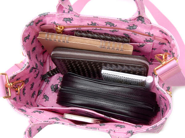PRADA プラダ トートバッグ カナパ 1BG439 2EFO F0028 CANAPA エレファント ピンク