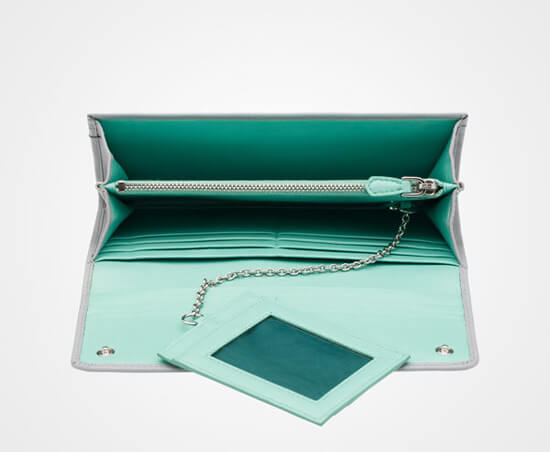 新作！プラダ スーパーコピー  SAFFIANO バイカラーカードホルダー付長財布 1MH132