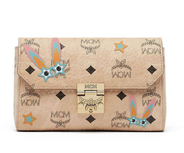 MCM クラッチバッグ MCM 2018 STAR EYED BUNNY VISETOS MYZ8SME74IG MC3797