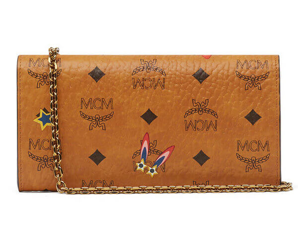 MCM 長財布 2018 STAR EYED BUNNY VISETOS 長財布 WOC 送料込 MYL8SME69CO MC3846
