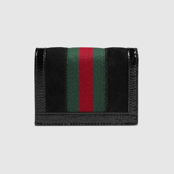 2018新作限定人気!★グッチスーパーコピー★お札も入る カードケース*ミニ財布＊Black