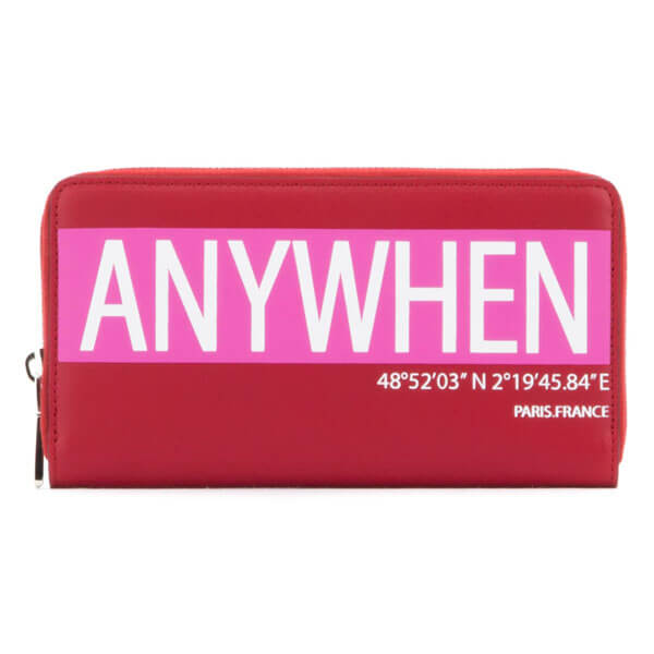ヴァレンティノVALENTINO 長財布 GARAVANI ZIP AROUND WALLET レッド 上質なきめ細かく柔らかなレザーを使用した長財布です