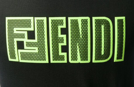 19AW VIP フェンディ コットン フェンディプリント ロング Tシャツ