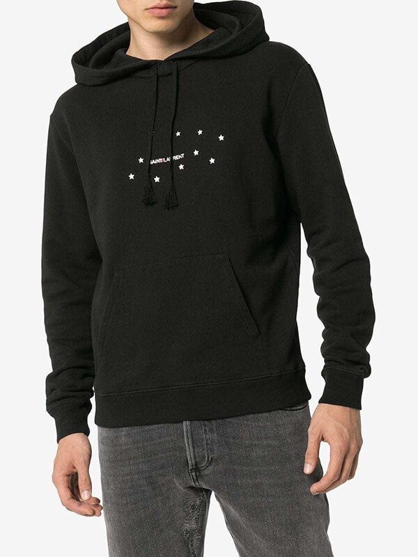 関税送料込国内発送★サンローラン stars logo hoodie 577092YBJH2