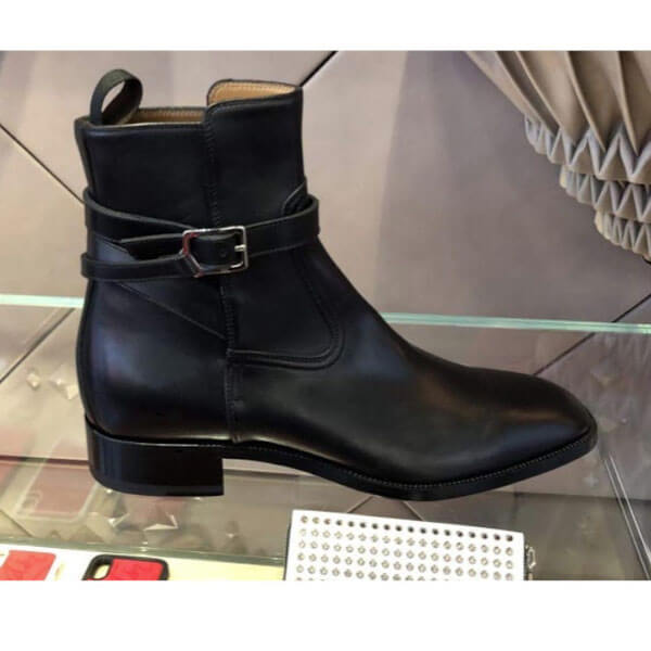 20W◆ルブタン◆メンズブーツ◆【Kicko】ブラック◆レザー 3191177BK01