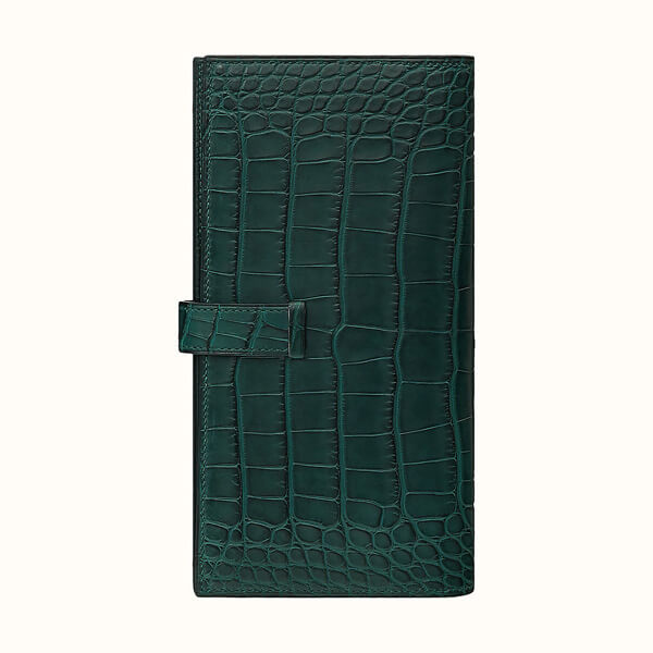 【エルメス】日本未入荷 希少品♪ベアン 長財布 グリーン 財布 緑 H035097CC6O