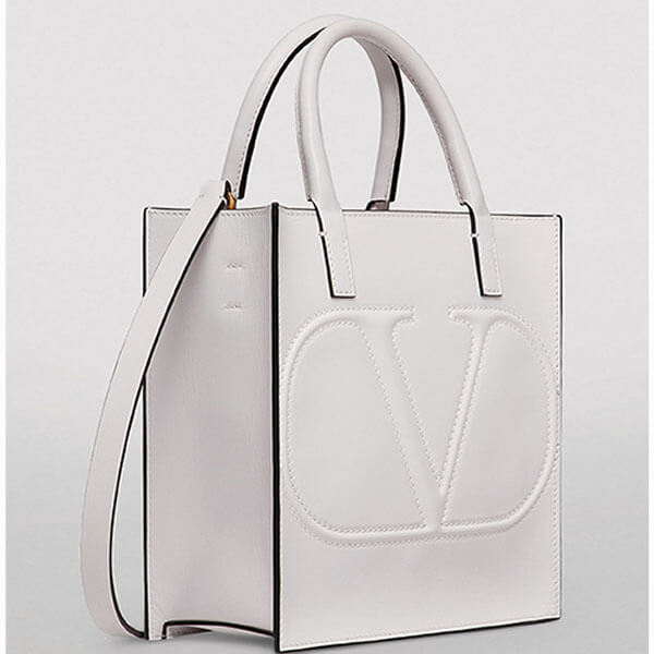 VALENTINO VLOGO WALK スモール カーフスキン トート バッグ UW2B0H23QEL