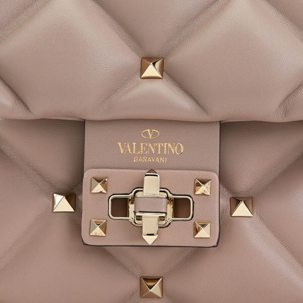 【VALENTINO】キャンディスタッズ ナッパ ミニ ハンドバッグ TW0B0D01