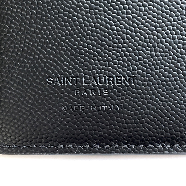 サンローラン　GRAIN DE POUDRE EMBOSSED iPhoneケース 559405BTY0N1000