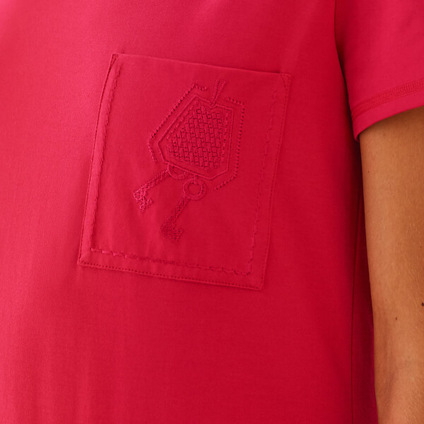 エルメス マイクロTシャツ 刺繍入りポケット