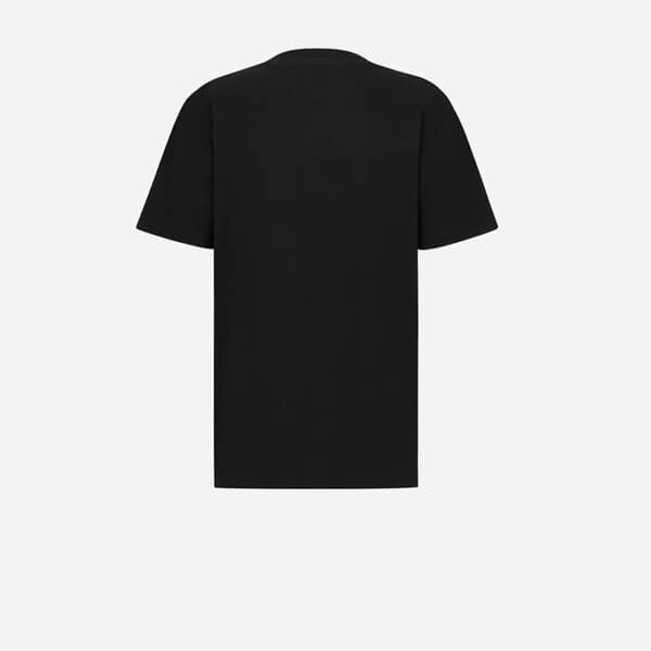 ディオール FLOWERS オーバーサイズ Tシャツ偽物 コットン ジャージー