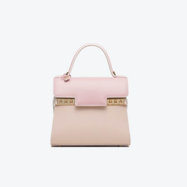 DELVAUX★テンペテ偽物 PM カマイウ★2way★ローズ
