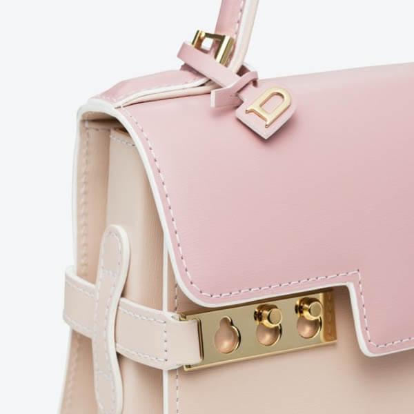DELVAUX★テンペテ偽物 PM カマイウ★2way★ローズ