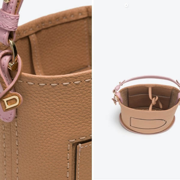 【Delvaux デルボー】コピー Pin Mini Bucket Taurillon Soft