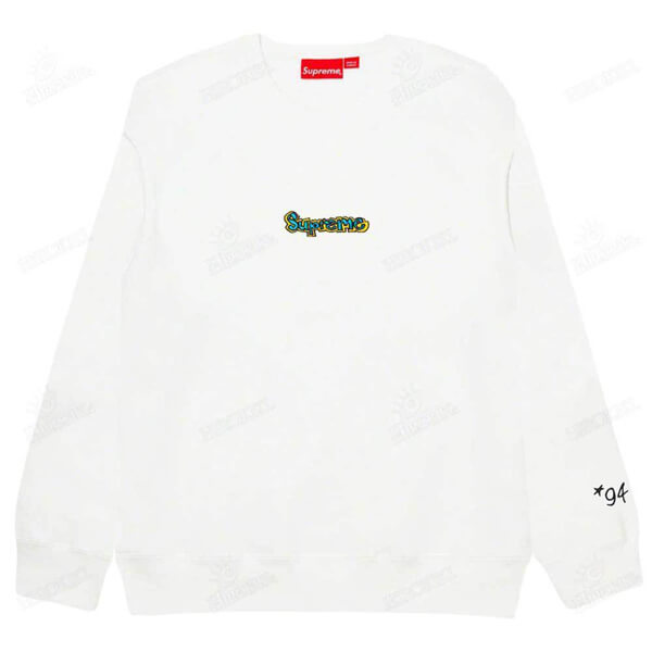 21SS /シュプリーム Gonz Logo Crewneck ゴンズ ロゴ クルーネック コピー