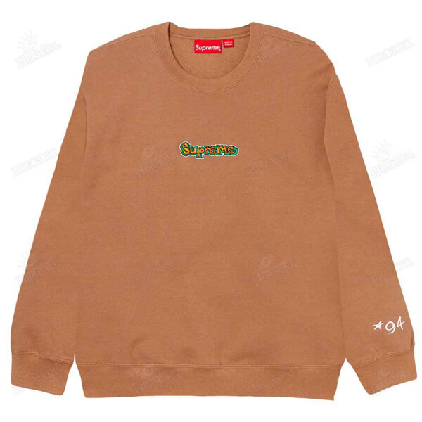 21SS /シュプリーム Gonz Logo Crewneck ゴンズ ロゴ クルーネック コピー