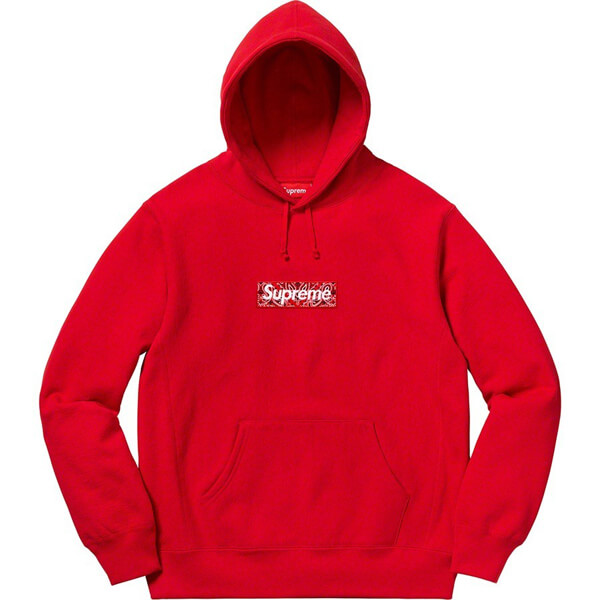 ★シュプリーム★コピー Week16★ Bandana Box Logo Hooded Sweatshirt