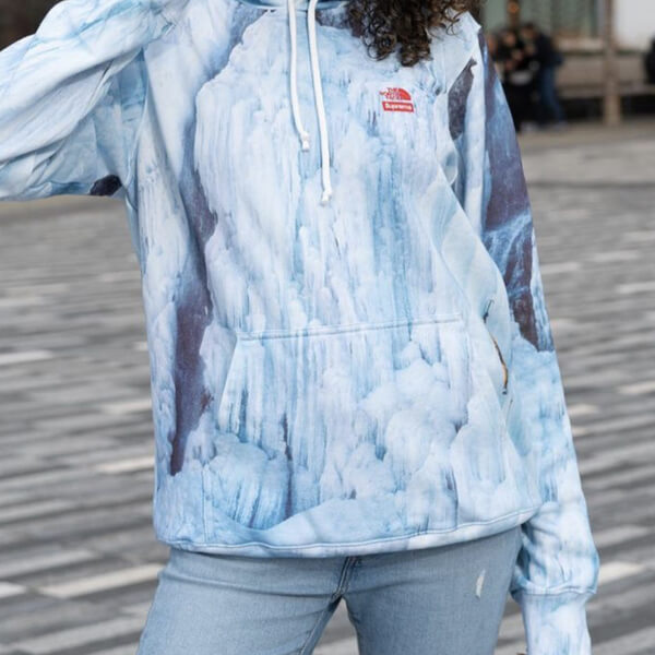 ★21SS★シュプリーム ノースフェイス 偽物Ice Climb Hooded Sweatshirt