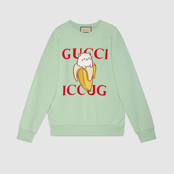 【ばなにゃ×グッチ コピー】♦スウェットシャツ 617964XJDGS3614