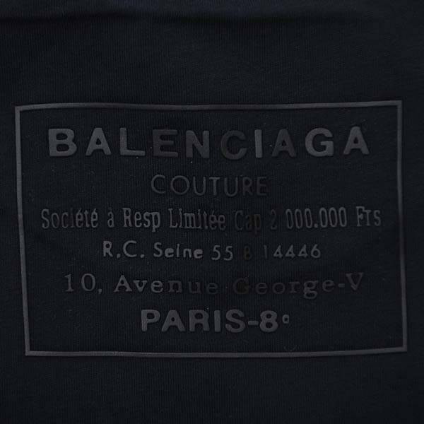 バレンシアガ バック ロゴ 半袖 Tシャツコピー レディース496052