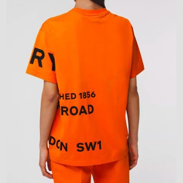 【バーバリー】ホースフェリープリントコットンTシャツコピー