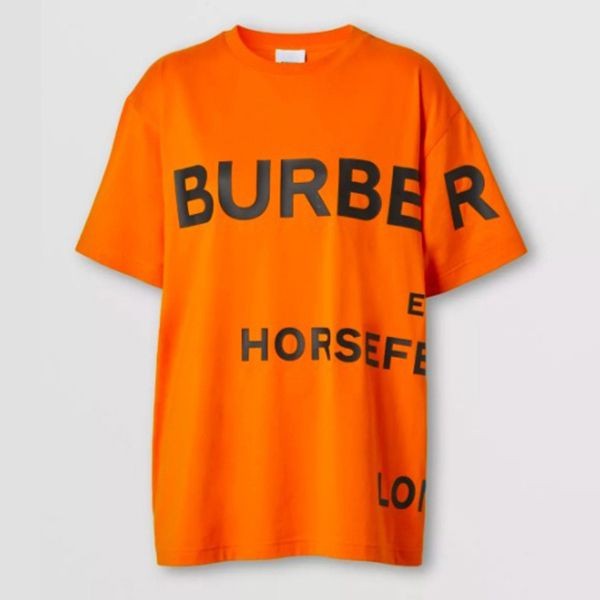 【バーバリー】ホースフェリープリントコットンTシャツコピー