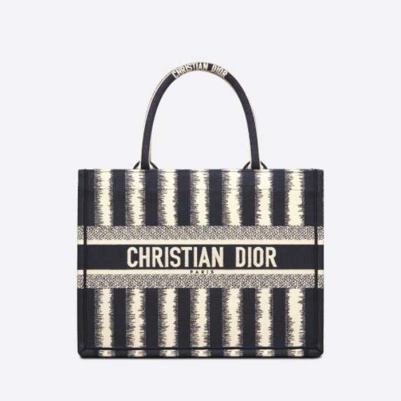 ディオール★BOOK TOTE スモールバッグ偽物 D-Stripes M1296ZRFQ_M912