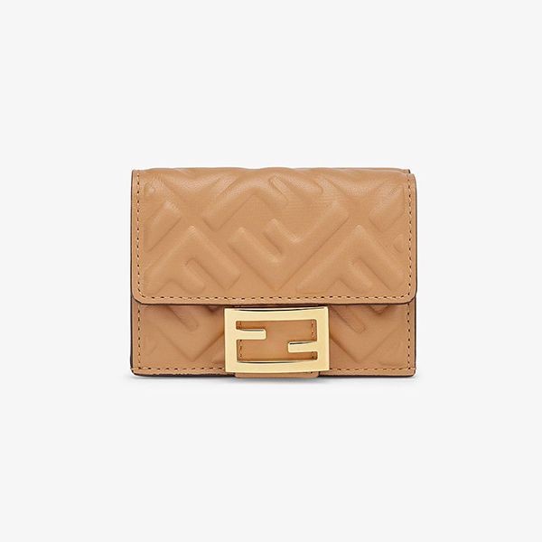 フェンディ マイクロ ナッパレザー 三つ折り財布 偽物 4色 8M0395AAJDF15KR