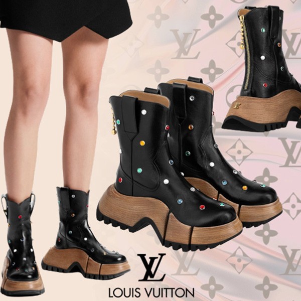 激安価格!ルイヴィトン LV ズーム・ライン ブーツ 偽物 1ABGZN